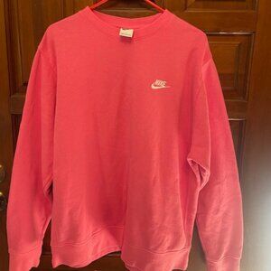Nike, Size Larger, Pink Sweater
